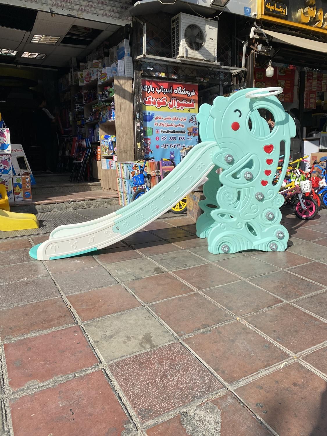 سرسره پلی اتیلن خرگوش و دلفین|اسباببازی بچه|تهران, سلسبیل جنوبی|دیوار