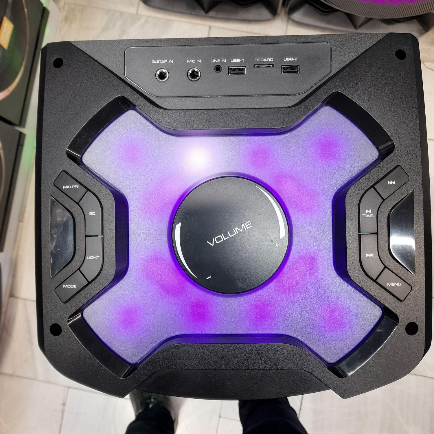 اسپیکر باندتکی (برقی،شارژی)کوبنده باکیفیت جدید آک|سیستم صوتی خانگی|مشهد, سراب|دیوار