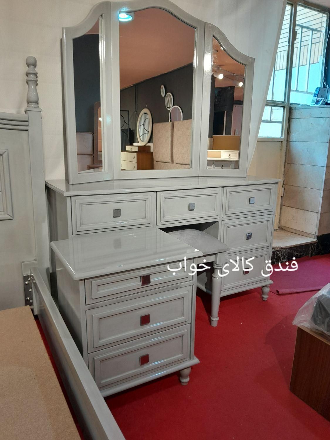 سرویس خواب بهار تخت 160 + دراور+پاتختی|تخت و سرویس خواب|مشهد, فرهنگ|دیوار