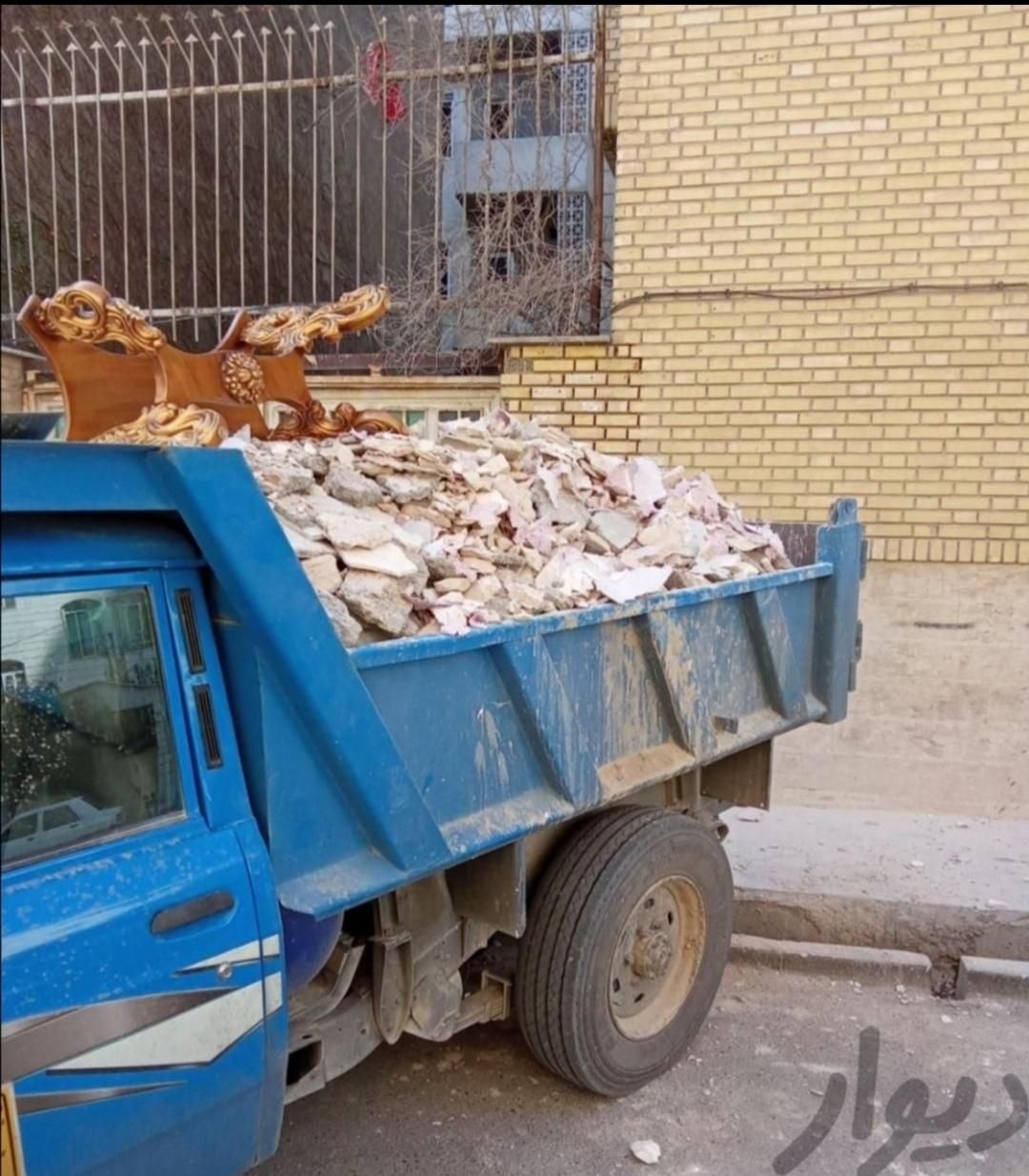 نخاله و خاک باغچه وماسه ومخلوط.|خدمات حمل و نقل|گلبهار, شهر جدید گلبهار|دیوار