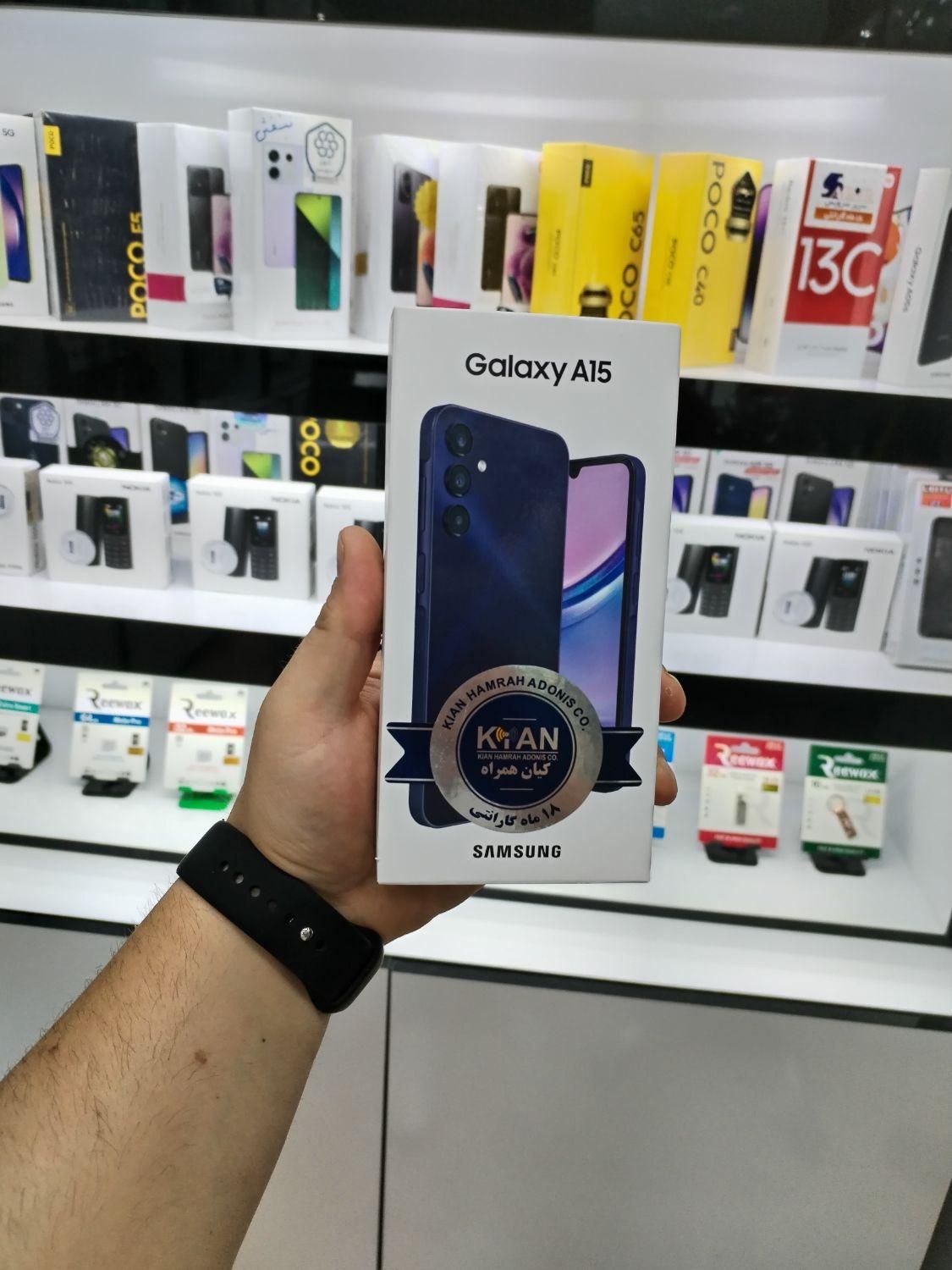 فروش سامسونگGalaxy A15 با حافظهٔ ۲۵۶ گیگ به صورت..|موبایل|اصفهان, ارزنان|دیوار