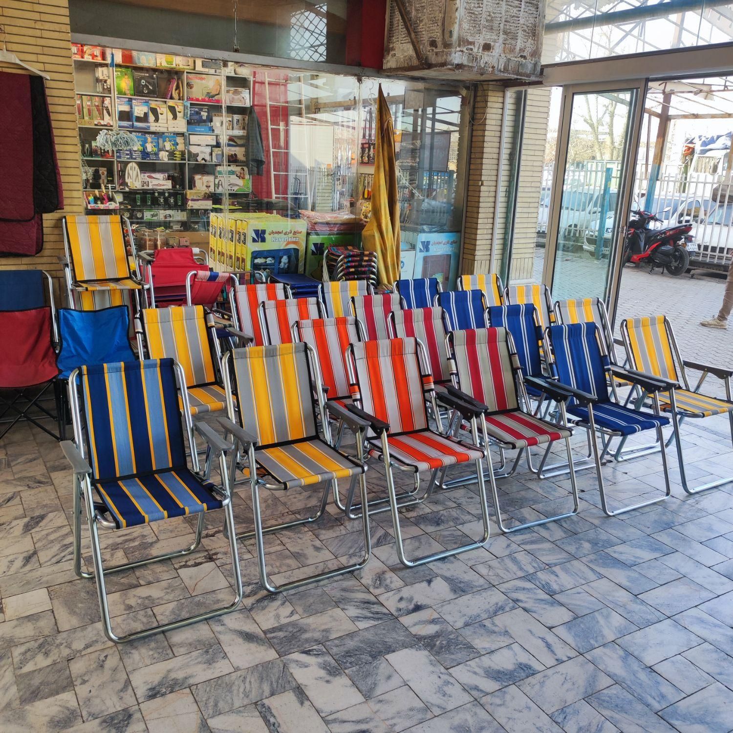 صندلی مبلی ساحلی لوله ۲۰ بدون فوم تاشو|صندلی و نیمکت|مشهد, سپاد|دیوار