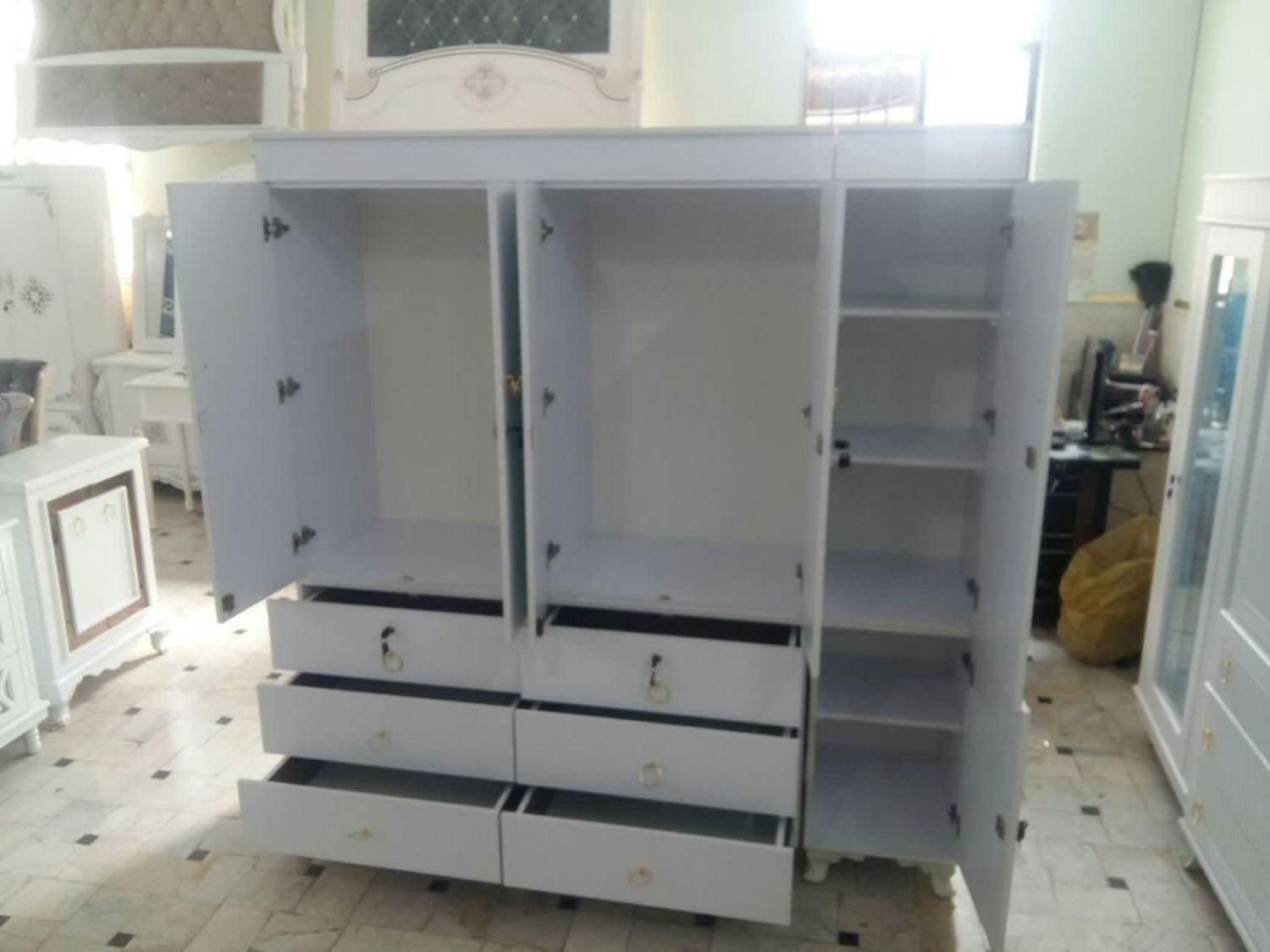 کمد 5درب ۶کشو|جاکفشی، کمد، دراور|قم, نیروگاه|دیوار