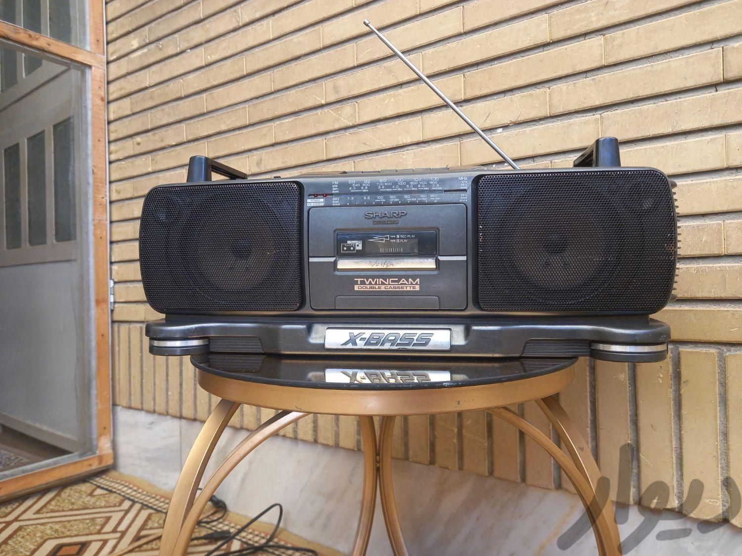 شارپ دبل کاست رادیو۴موج ایوایکس|سیستم صوتی خانگی|کرج, خرمدشت|دیوار