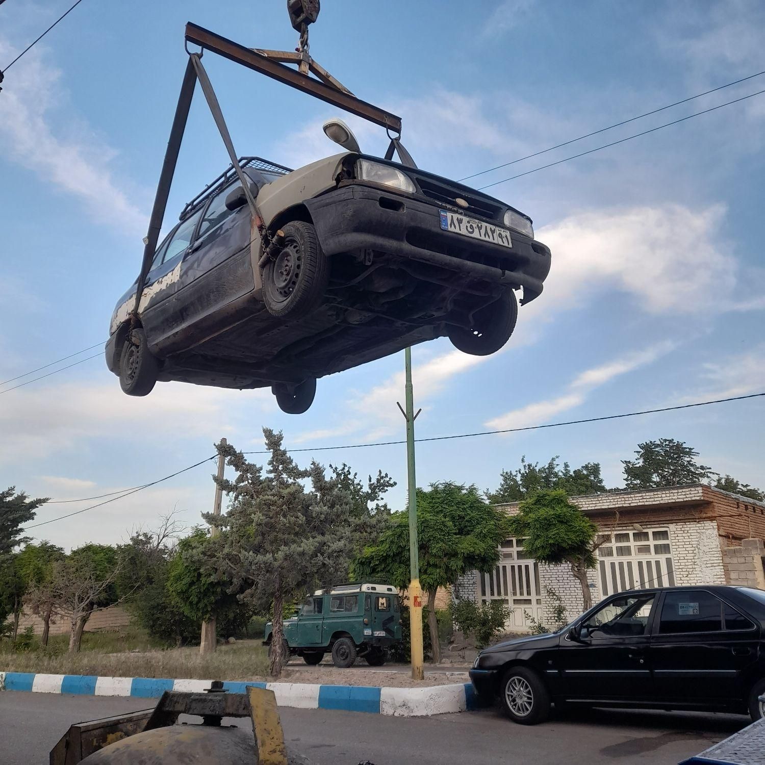 جرثقیل ۴تن دکل بلندو امداد خودرو دودیفرانسیل سبلان|خدمات حمل و نقل|مشگین شهر, |دیوار