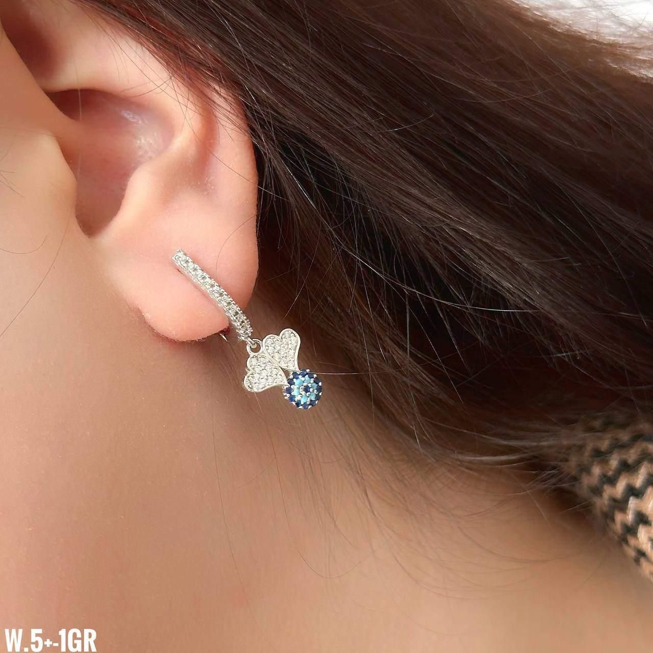 گوشواره نقره روکش طلا کد Earrings silver|بدلیجات|شیراز, بهارستان|دیوار