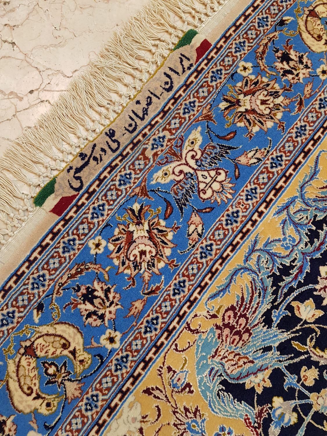 ذرع‌ونیم دستباف اصفهان آنتیک تک‌خفت مارکدار دردشتی|فرش|تهران, بازار|دیوار