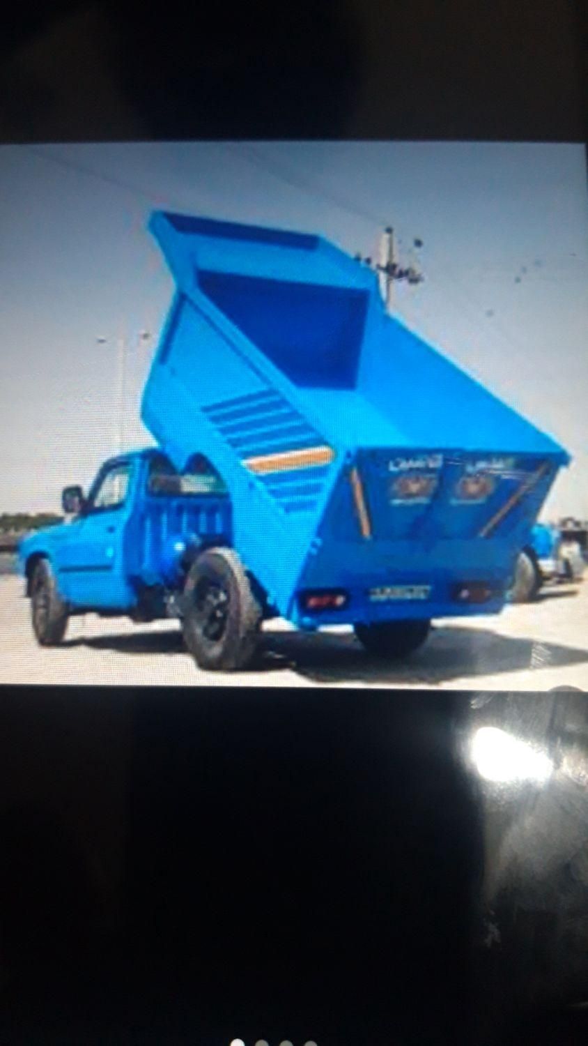 حمل خاک نخاله آجرماسه تیغه نیسان کمپرسی اتاق بزرگ|خدمات حمل و نقل|یزد, |دیوار