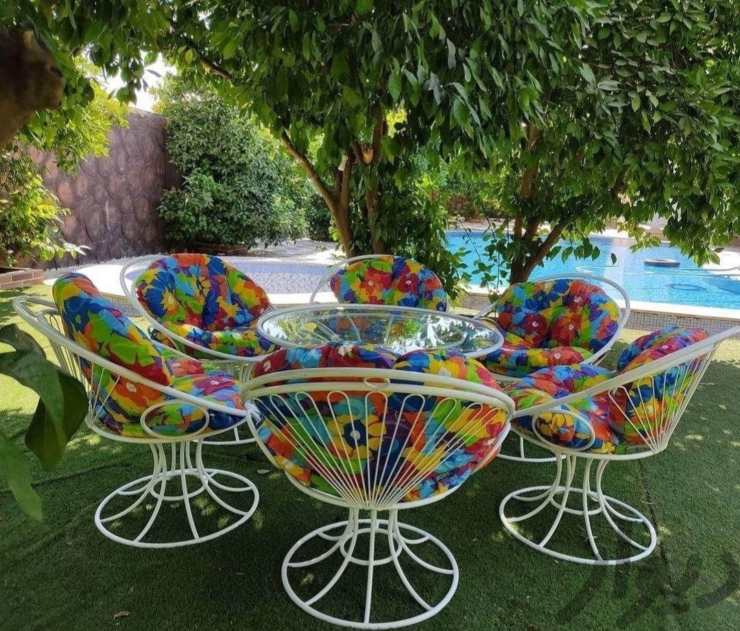 صندلی باغی مدل طاووس مبل باغی حیاطی ویلایی مبلمان|صندلی و نیمکت|تهران, شهران جنوبی|دیوار