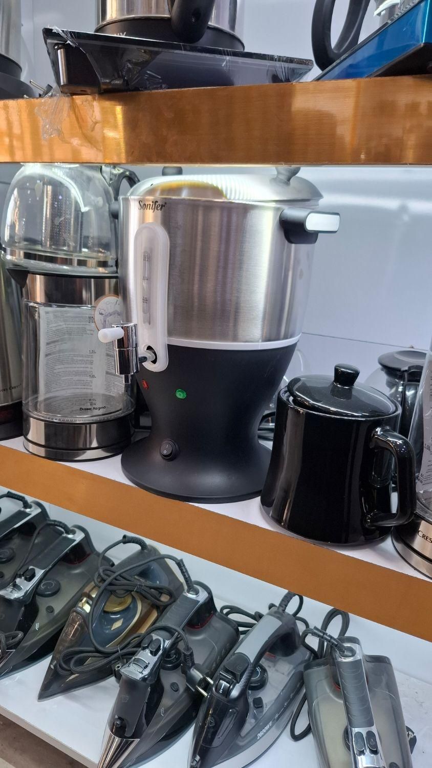 سماور برقی سونیفر قوری چینی  قطع کن با ارسال2200w|سماور، چای‌ساز، قهوه‌ساز|مشهد, شهید آوینی|دیوار