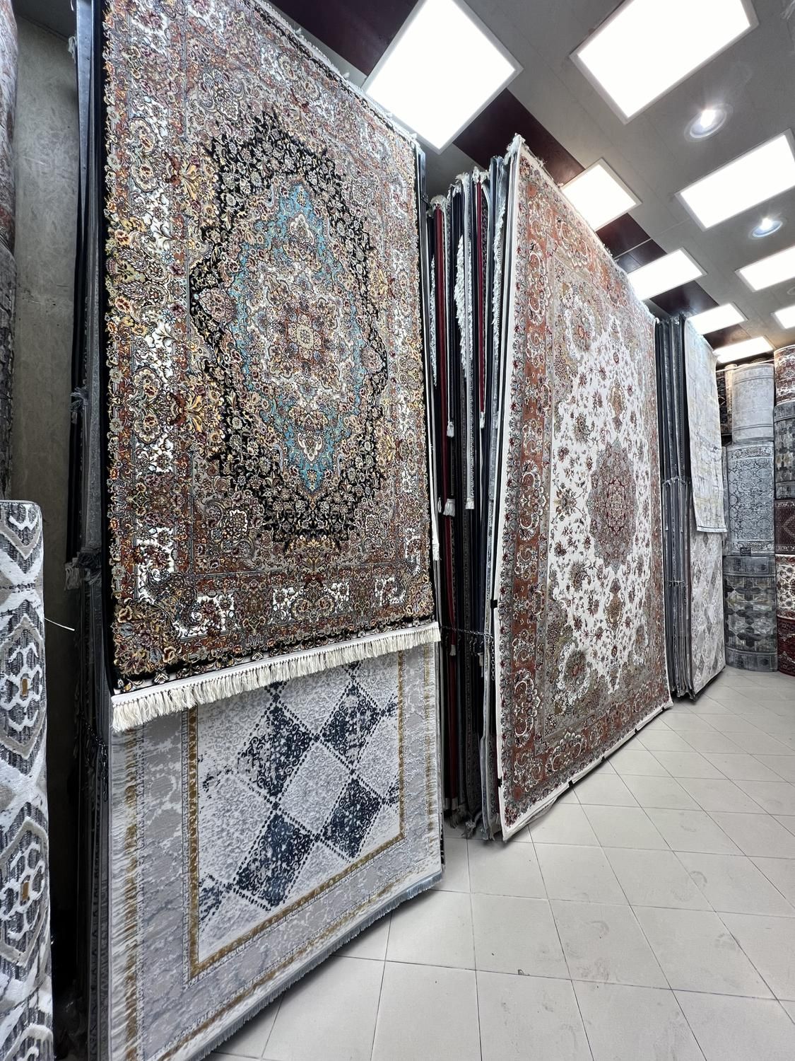 فرش نادر ۱۲ متر خطیبی قالی تارا تبریز (در ۱۱۹مدل|فرش|تبریز, |دیوار