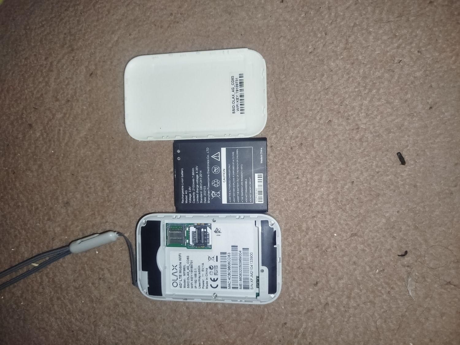 مودم جیبی 4g قابل حمل Olax مدل MF980L|مودم و تجهیزات شبکه|ایلام, |دیوار
