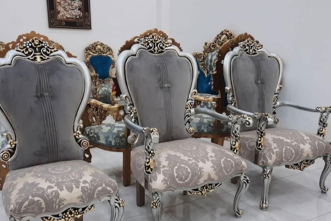 مبل سلطنتی آراد تمام چوب|مبلمان خانگی و میز عسلی|همدان, |دیوار