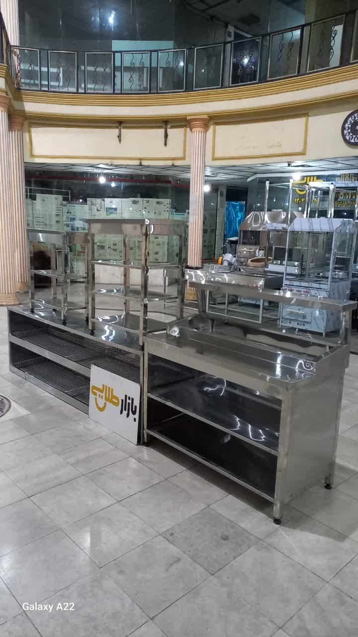 میز کار تاپینگ استیل سینک صنعتی آشپزخانه رستوران|کافیشاپ و رستوران|تهران, بیسیم|دیوار