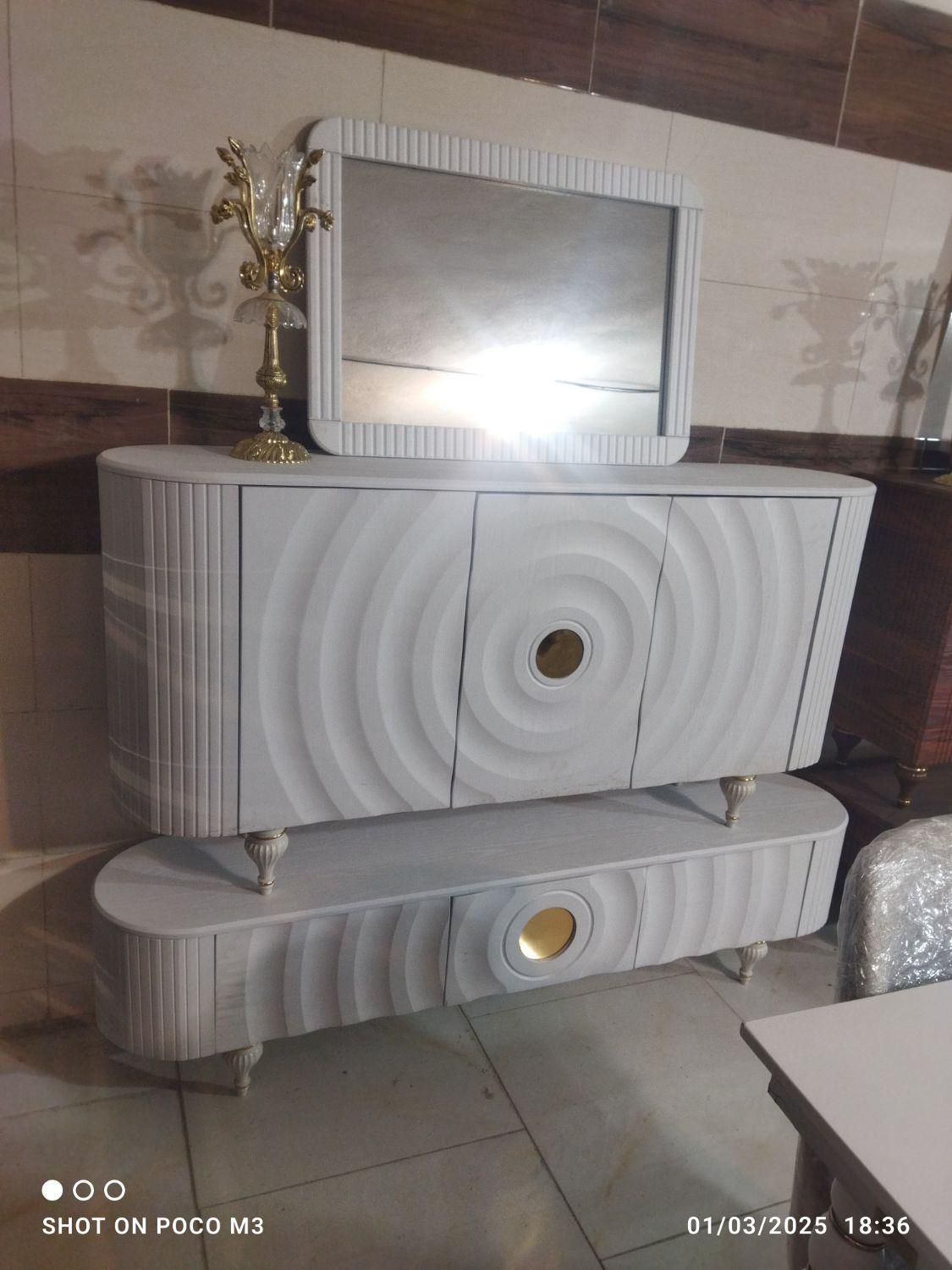 آینه کنسول ام دی اف|بوفه، ویترین، کنسول|ارومیه, |دیوار