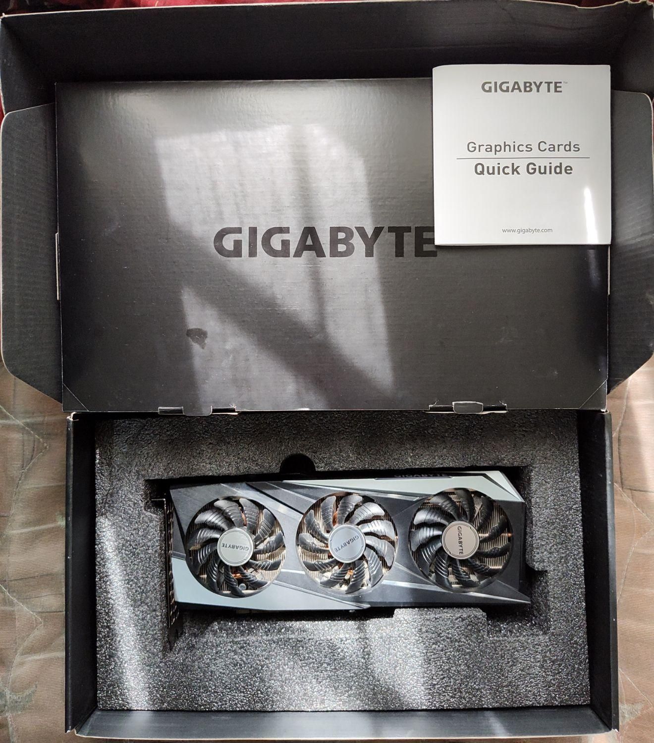GIGABYTE NVIDIA GEFORCE RTX 3060 Ti GAMING OC 8G|قطعات و لوازم جانبی رایانه|تهران, نیلوفر|دیوار
