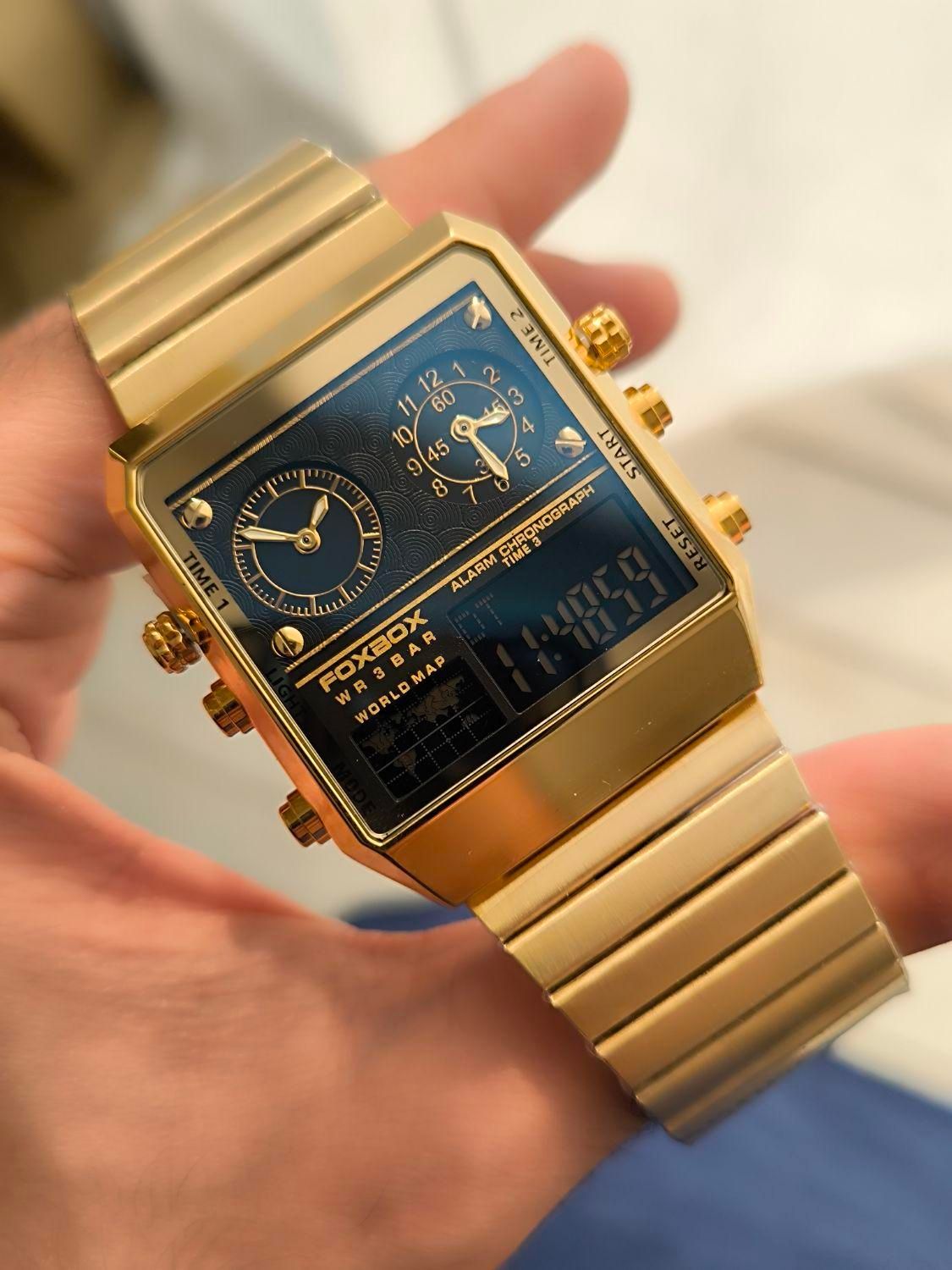 ساعت مردانه دو زمانه مارک foxbox 0011|ساعت|تبریز, |دیوار