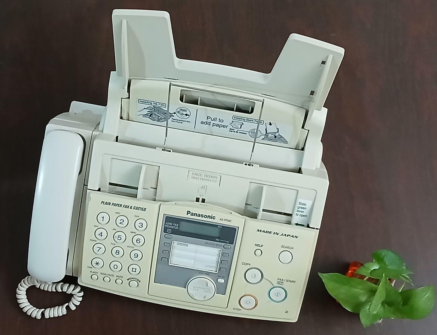 تلفن فکس پاناسونیک اصل ژاپن KX-FP342BX تمیز و سالم|پرینتر، اسکنر، کپی، فکس|تهران, جنت‌آباد شمالی|دیوار