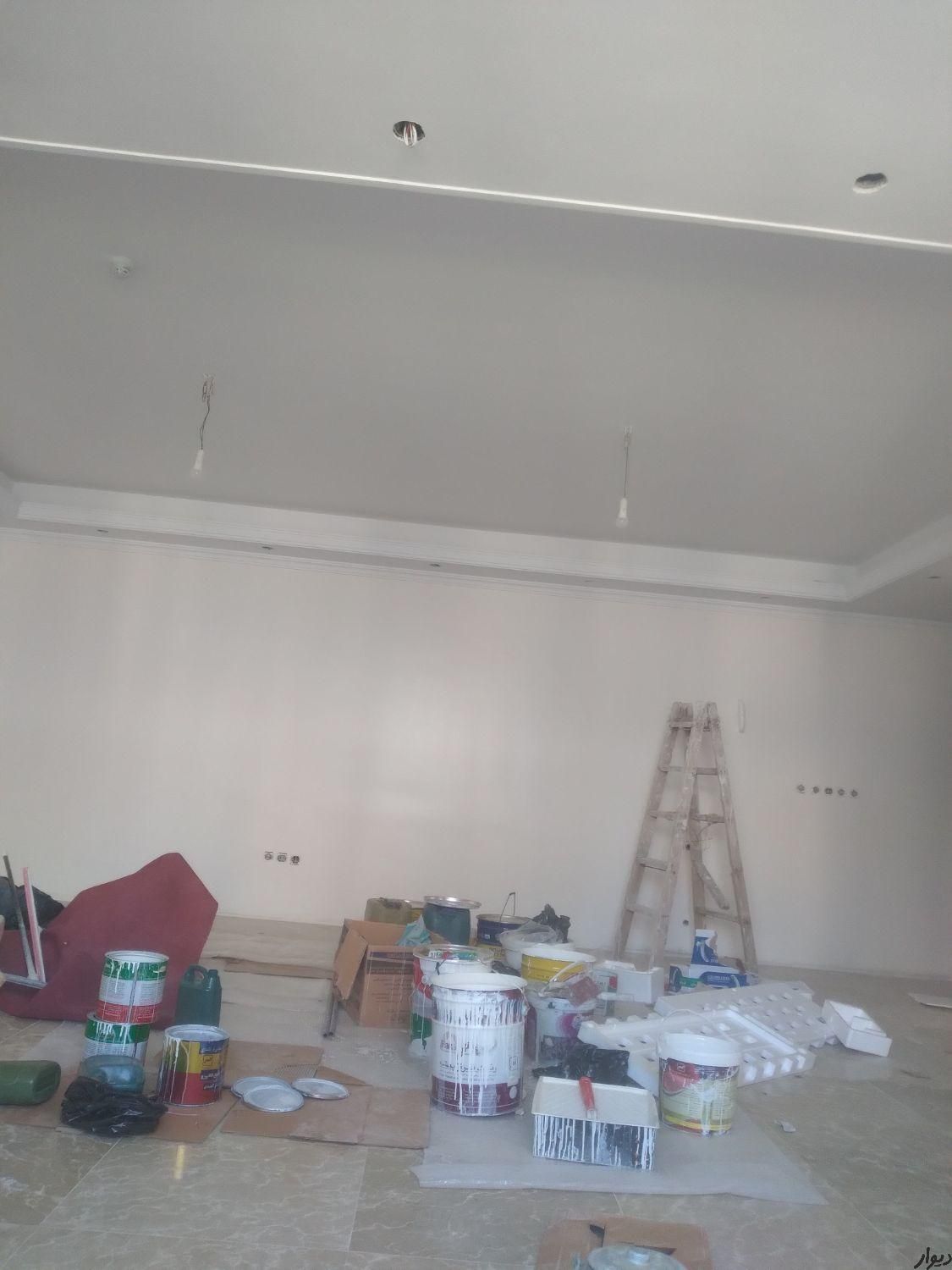 رنگ کاری و رنگ آمیزی  نقاشی ساختمان و خورده کاری|خدمات پیشه و مهارت|تهران, بلوار کشاورز|دیوار