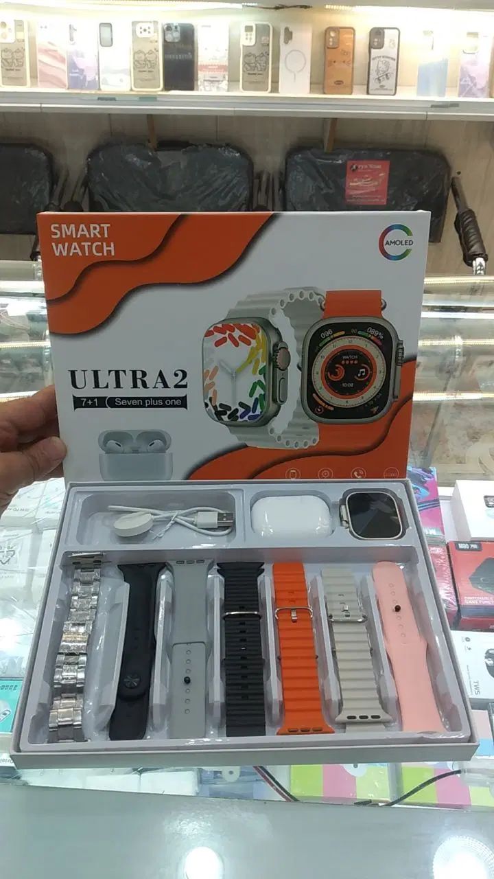 ساعت‌ultra2همراه‌باایرپادهفت‌بندرایگان‌گارانتی‌دار|ساعت|مشهد, طلاب|دیوار