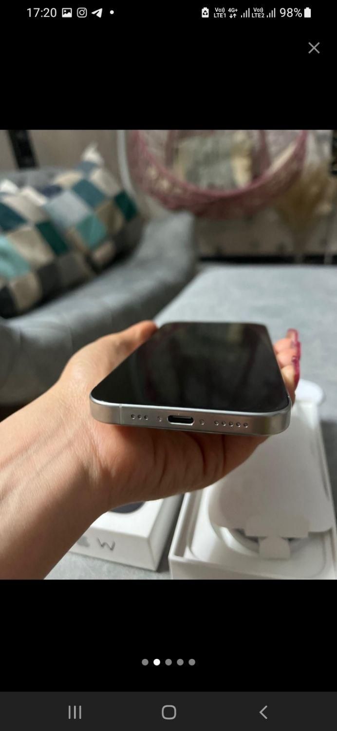 اپل iPhone 16 Pro با حافظهٔ ۱۲۸ گیگابایت|موبایل|تهران, تهران‌سر|دیوار