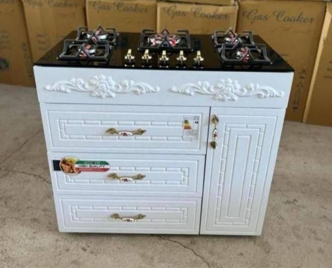 اجاق گاز شیشه ای ام دی ۳ کشو ۱درب p1|اجاق گاز و لوازم برقی پختوپز|تهران, امین حضور|دیوار