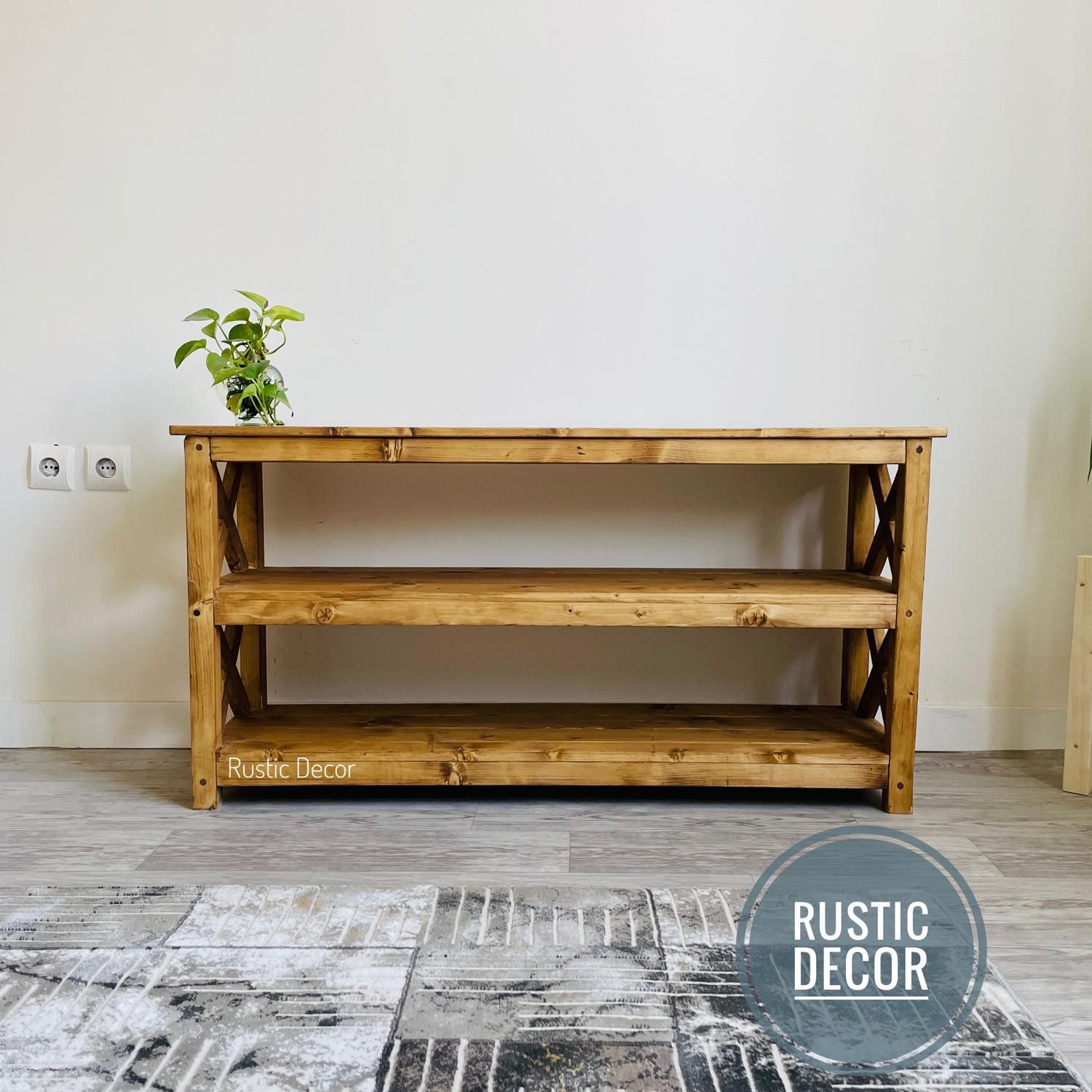 میز تلویزیون چوبی روستیک دکور|میز تلویزیون|تهران, یافت آباد جنوبی|دیوار