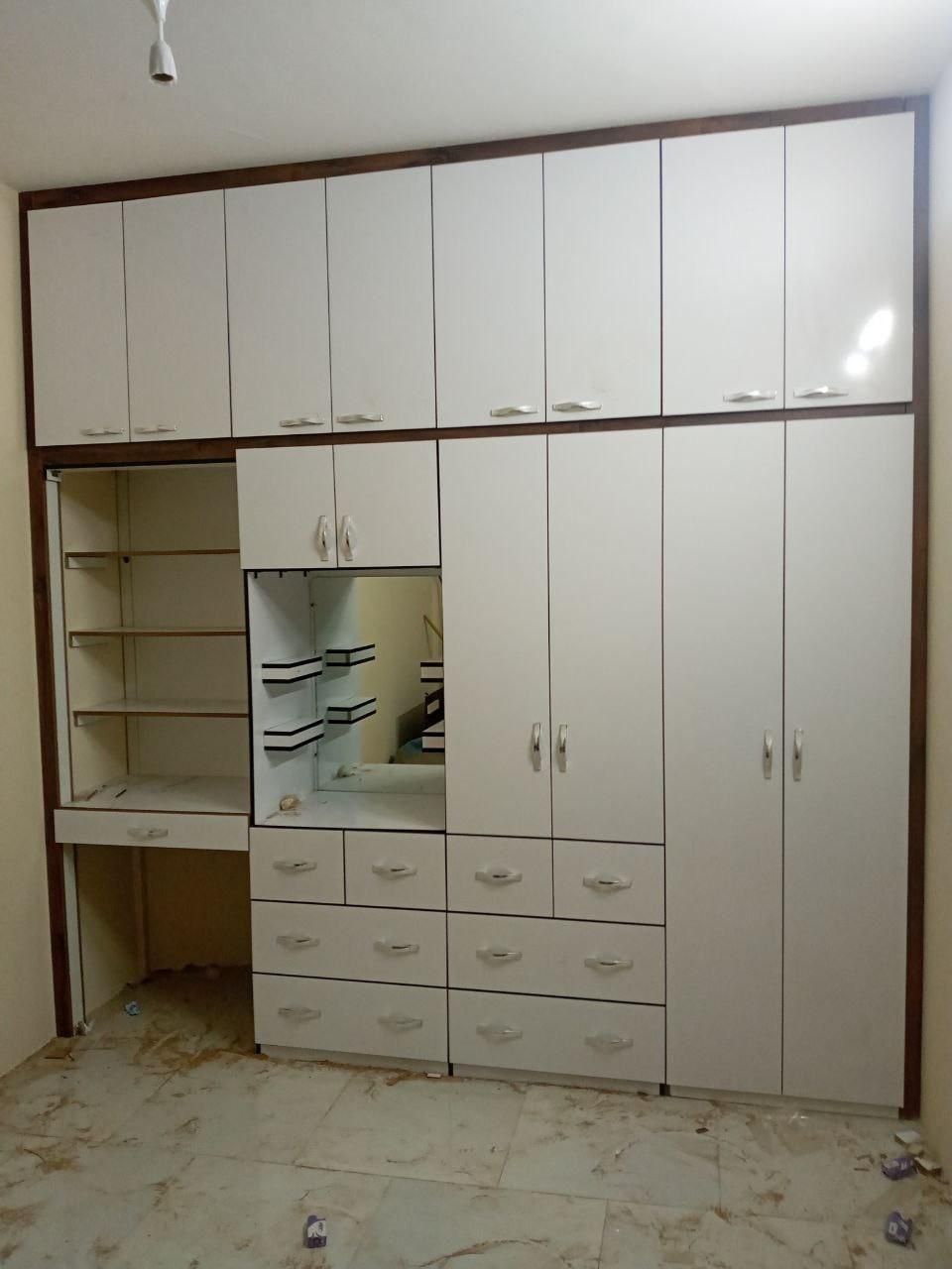 کمد دیواری اشکاف کمددیواری|کتابخانه، شلف، قفسههای دیواری|مشهد, پنجتن|دیوار