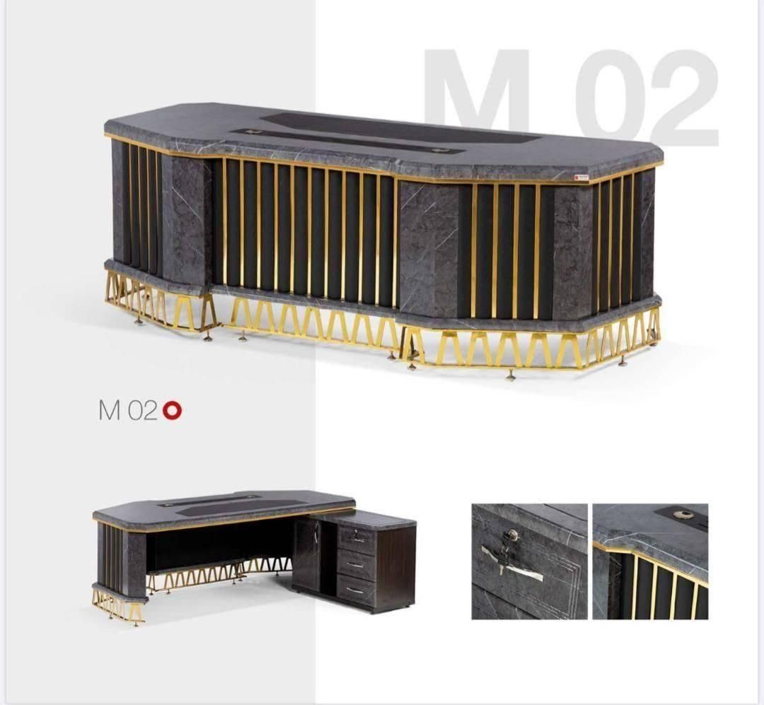 میزکلاسیک چوب پایه استیل دفتر املاک دپارتمان مدرن|دفتر کار|اهواز, کوی باهنر|دیوار