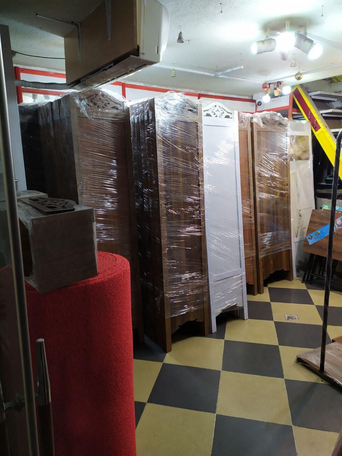 پارتیشن چوبی 4لنگه طرح چوب (پاروان چوبی )|صنایع دستی و سایر لوازم تزئینی|رشت, معلم|دیوار