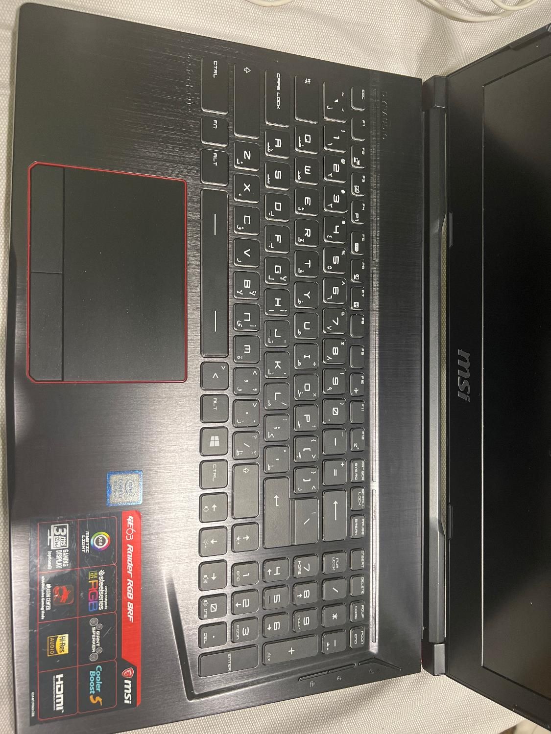لپ تاپ ام اس ای msi raider RGB 8RF|رایانه همراه|مشهد, حسین‌آباد|دیوار