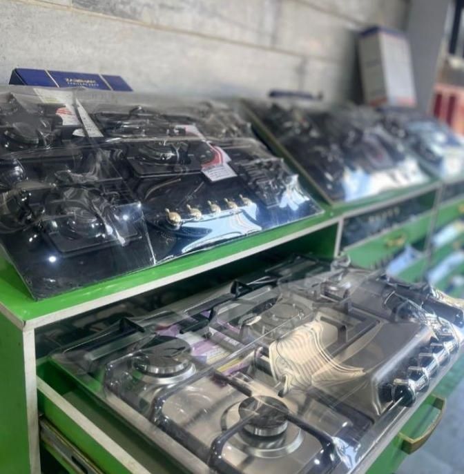 اجاق گاز ۵شعله صفحه شیشه رومیزی مدل M8|اجاق گاز و لوازم برقی پخت‌وپز|رشت, رشتیان|دیوار