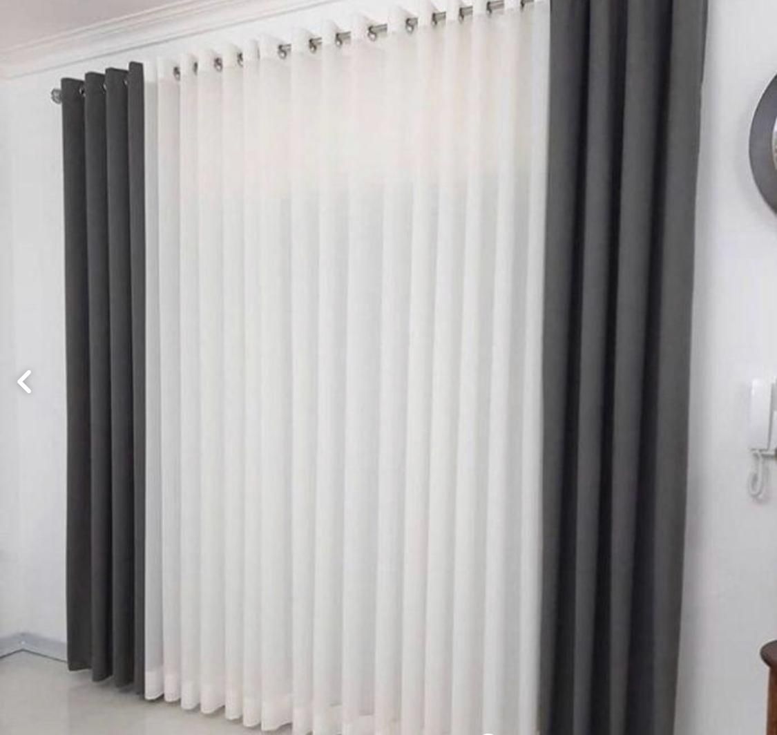 پرده حریر ساده|پرده، رانر، رومیزی|هشتگرد, |دیوار