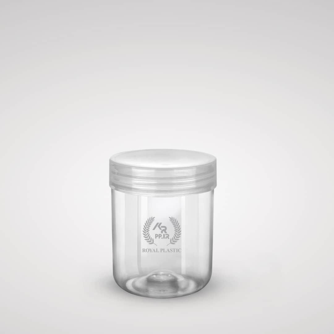 جارطرح سزار حجم 250سی سی با درب پلاستیکی شفاف- پت|ظروف نگهدارنده، پلاستیکی، یکبارمصرف|تهران, گمرک|دیوار