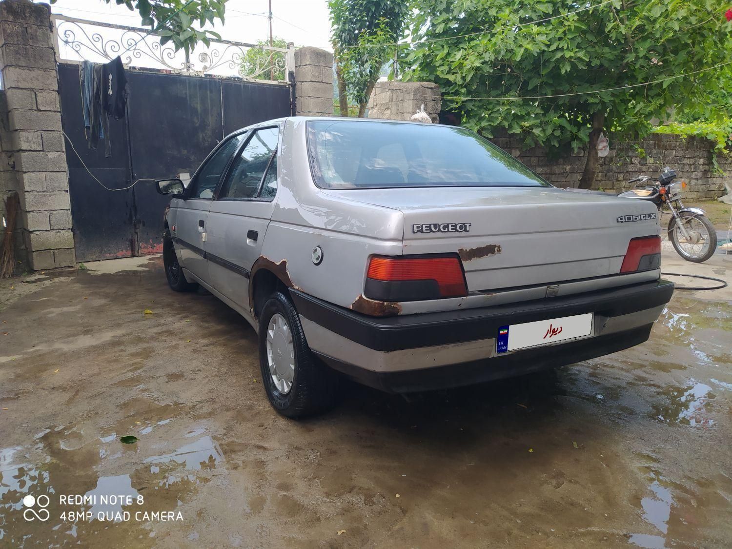 پژو 405 GLX - دوگانه سوز CNG، مدل ۱۳۸۶|خودرو سواری و وانت|رشت, بازار|دیوار