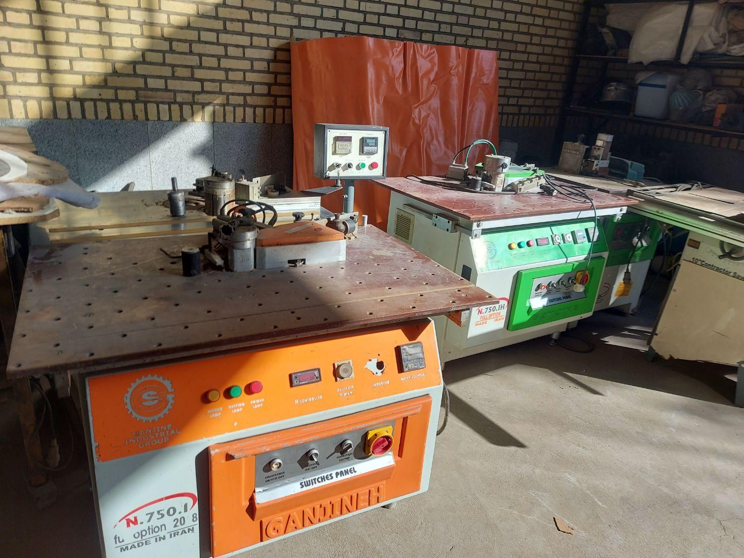 نوار منحنی زن لبه چسبان pvc نجاری دورکن برش خط زن|ماشین‌آلات صنعتی|مشهد, توس (بلوار توس)|دیوار