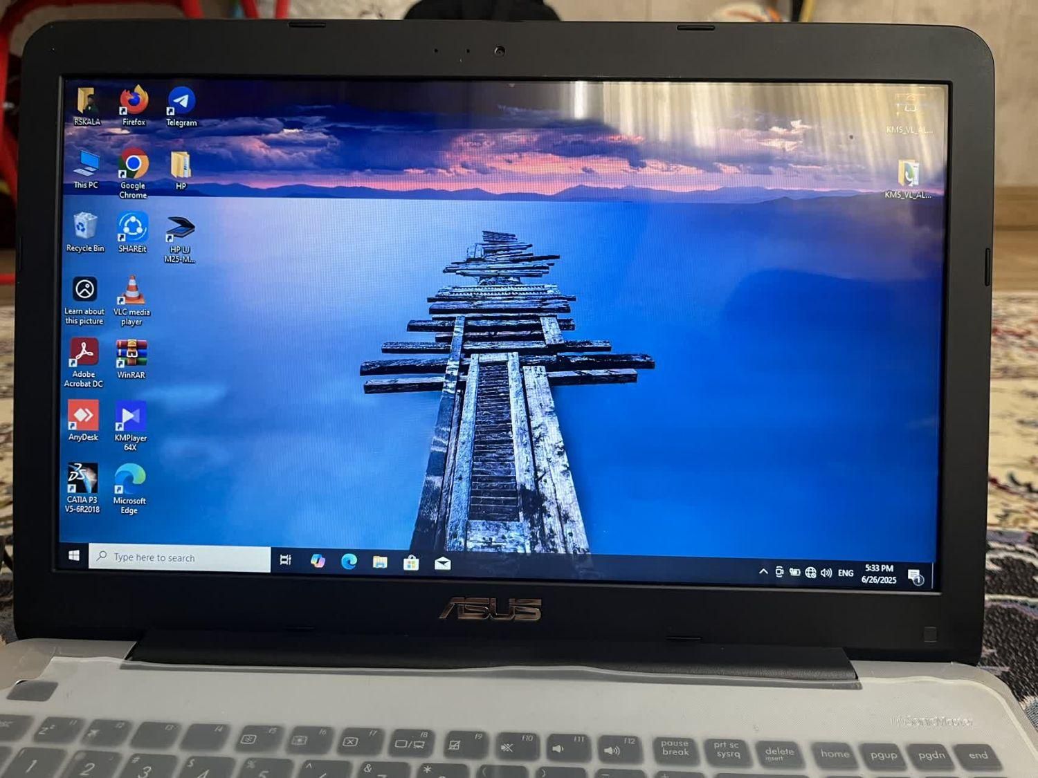 لپتاب asus x550z بسیار نو ولاکاغذی مناسب همه کار|رایانه همراه|اصفهان, ابر|دیوار