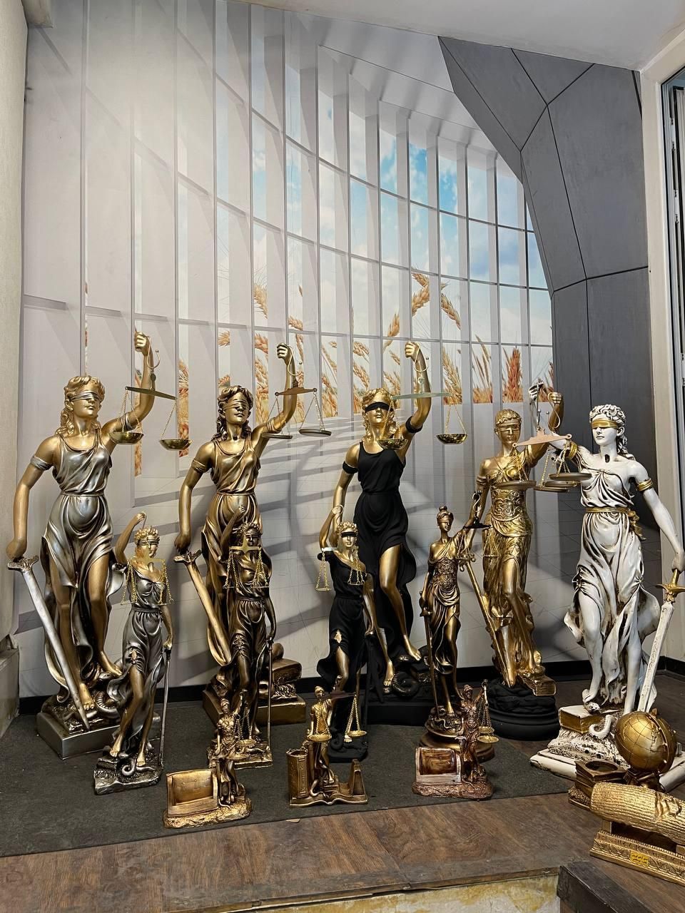 مجسمه فرشته ترازو عدالت ۷۰سانتی دکوری|مجسمه، تندیس، ماکت|تهران, شهرک غرب|دیوار