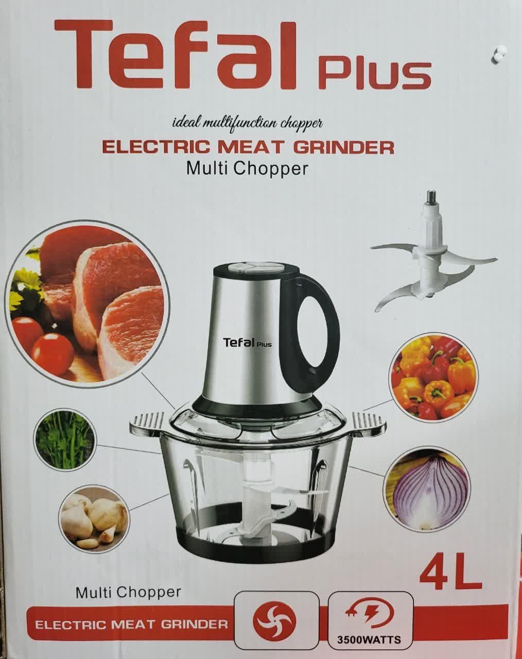 غذاساز 4لیتری 4تیغه 3موتوره تِفال پلاس خردکن ژاپنی|خردکن، آسیاب، غذاساز|یزد, |دیوار