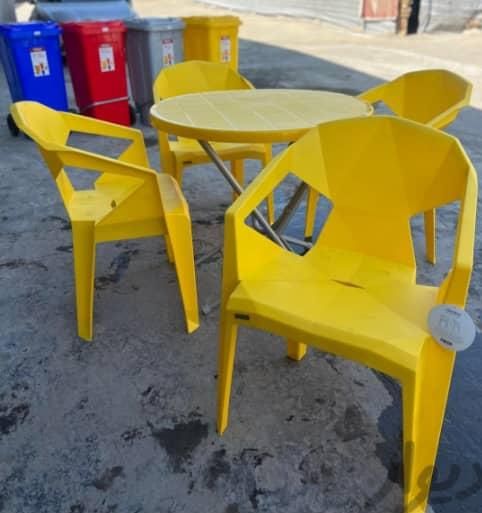 میز و صندلی پلاستیکی طرح الماسAlmasکد87  کرج گلشهر|میز و صندلی غذاخوری|کرج, گلشهر|دیوار