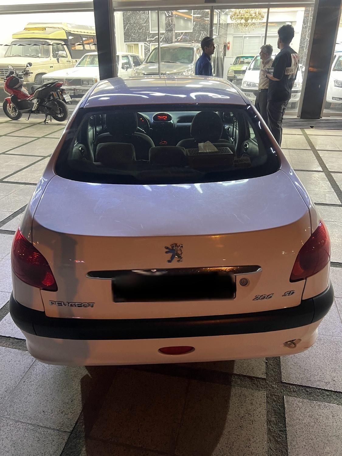 پژو 206 SD V8، مدل ۱۳۹۵|خودرو سواری و وانت|یزد, |دیوار
