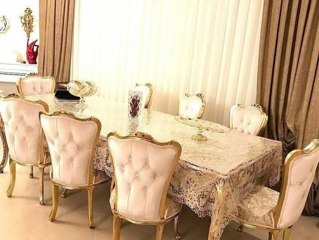 مبل مدل رز فرانسوی ۷ نفره با میز و عسلی|مبلمان خانگی و میز عسلی|ملایر, |دیوار