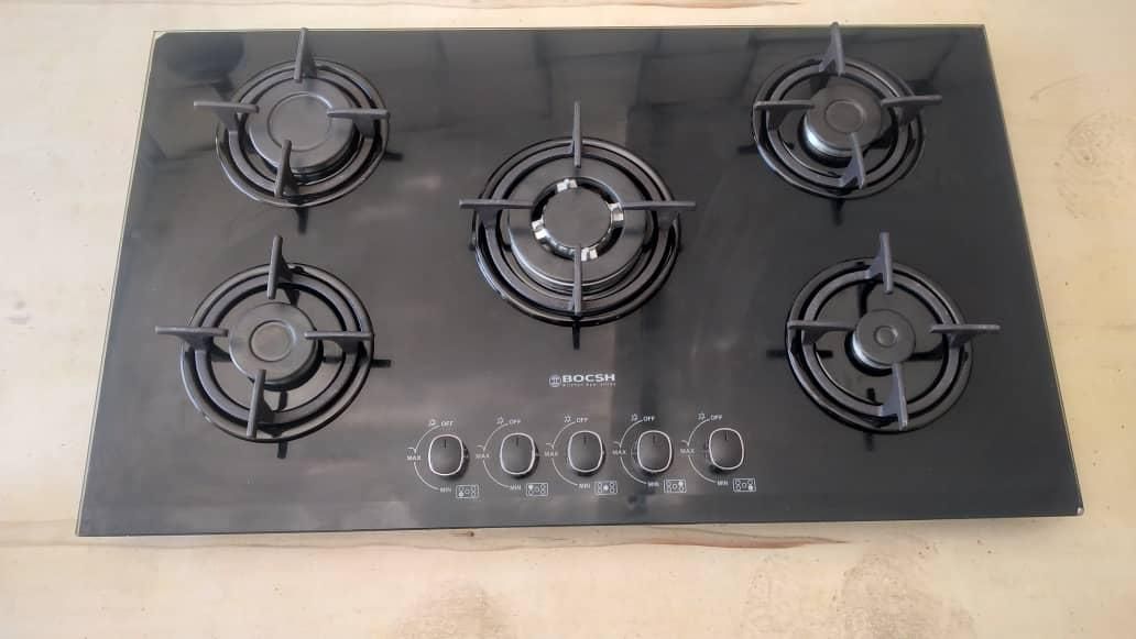 اجاق گاز صفحه ای استیل چدن بوش ((پلوپز کنار))|اجاق گاز و لوازم برقی پخت‌وپز|بوشهر, |دیوار