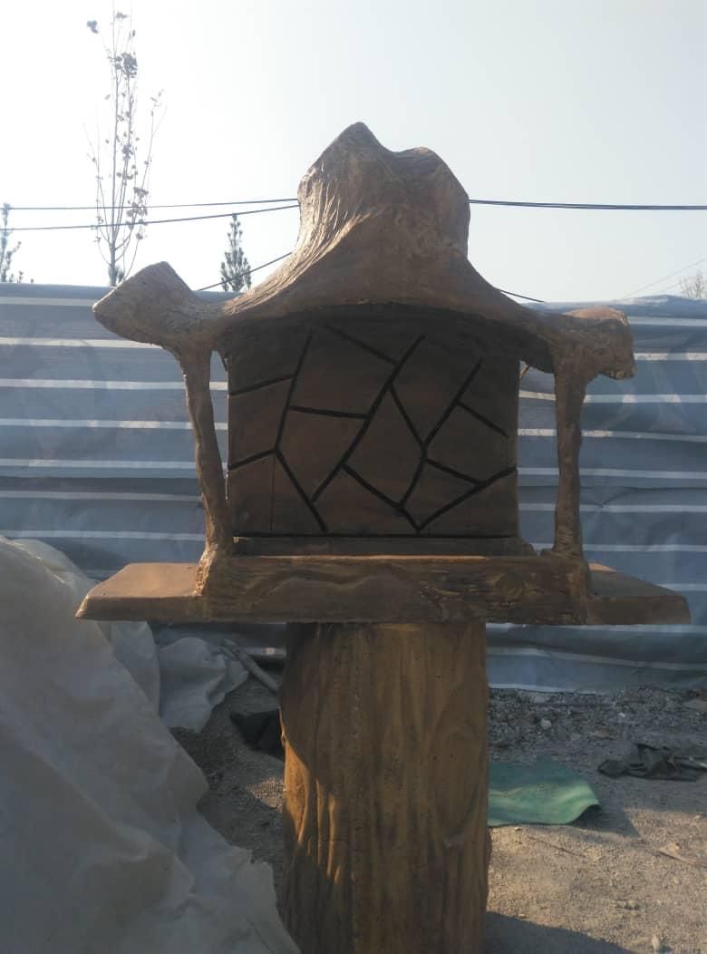 تندیس سبز آبنما گلدن کبابپزدو دودکش طرح باربیکیو|مصالح و تجهیزات ساختمان|تهران, جوانمردان (اندیشه)|دیوار