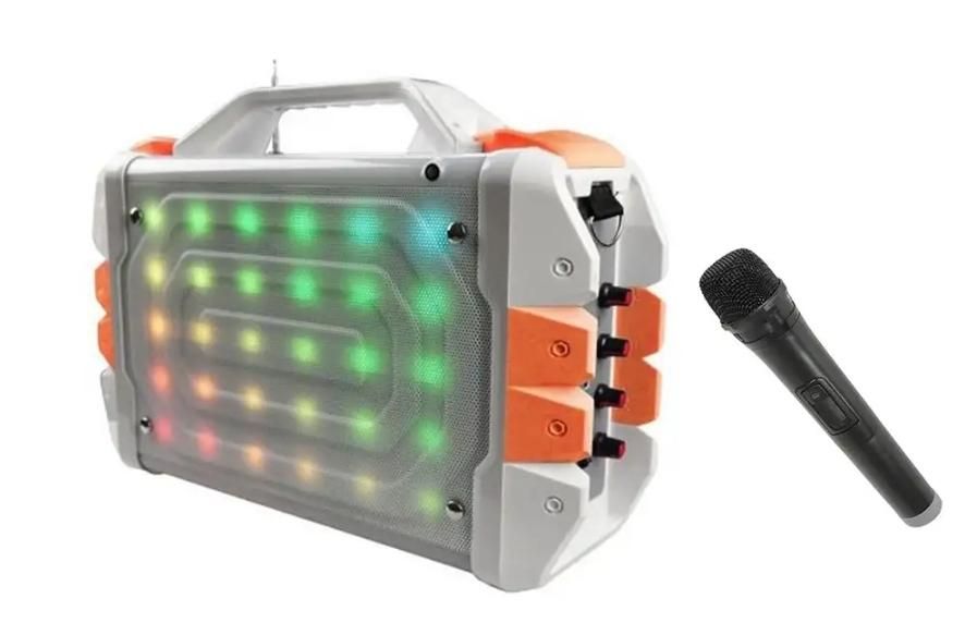 اسپیکر بلوتوثی D-Power K50 LED با میکروفون|پخش‌کننده همراه|شاهین‌شهر, طالقانی|دیوار