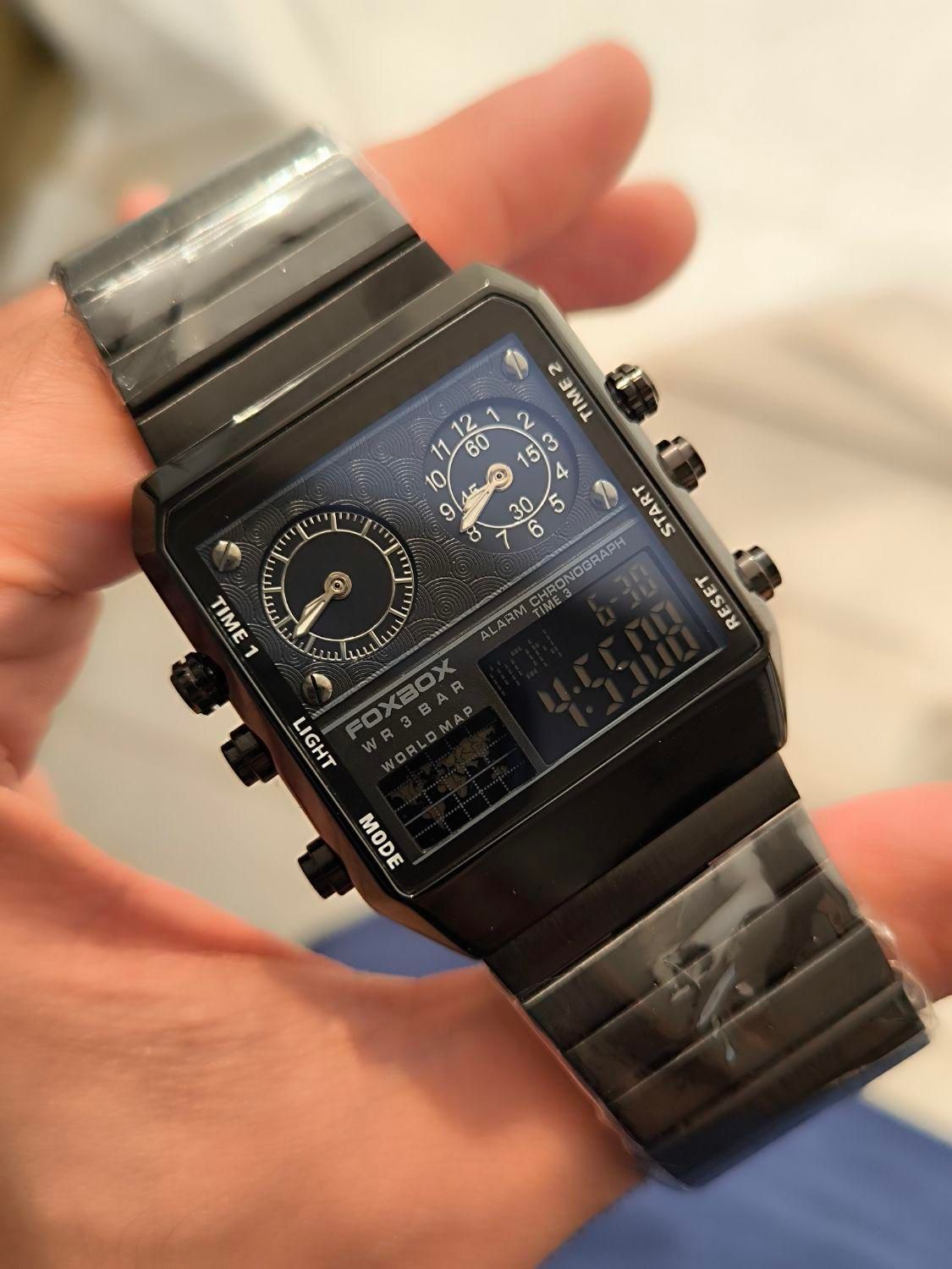 ساعت مردانه دو زمانه مارک foxbox 0011|ساعت|تبریز, |دیوار