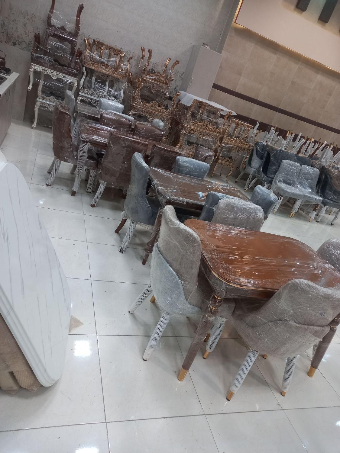 میز غذاخوری نهارخوری چوبی|میز و صندلی غذاخوری|اردبیل, |دیوار