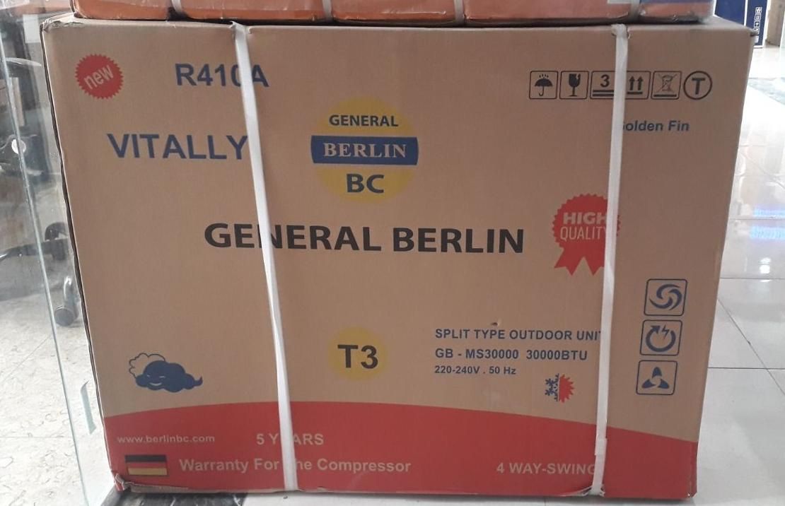 کولر گازی اصلی 30 هزار جنرال برلین موتور T3|کولر گازی و فن‌کوئل|بروجرد, |دیوار