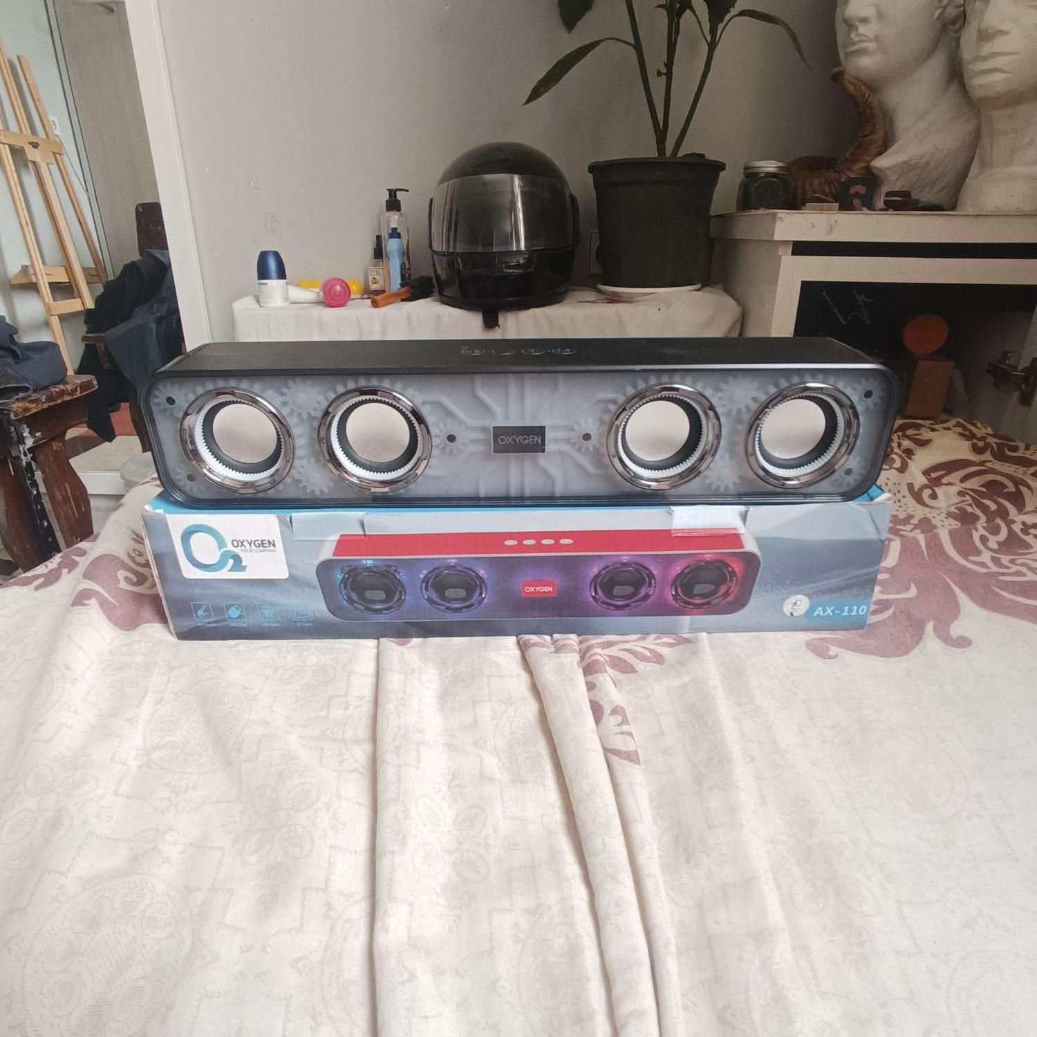 اسپیکر بلوتوثی oxygen AX-110|پخش‌کننده همراه|تهران, تهرانپارس غربی|دیوار