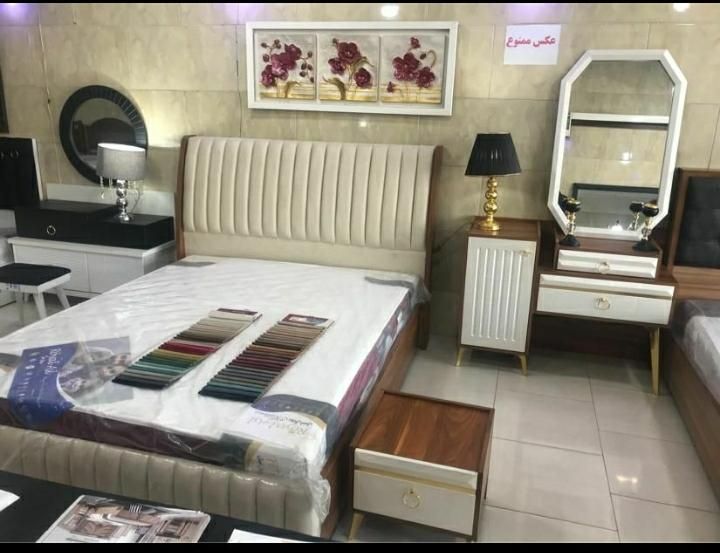 سرویس خواب کارلینو دو و تک نفره نگین ۲۰|تخت و سرویس خواب|مشکین‌دشت, |دیوار